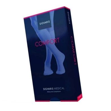 Компресійні гольфи Sigvaris Comfort 1 клас компресії, Карамель, 1 клас компресії, M, normal (норма), закритий мисок